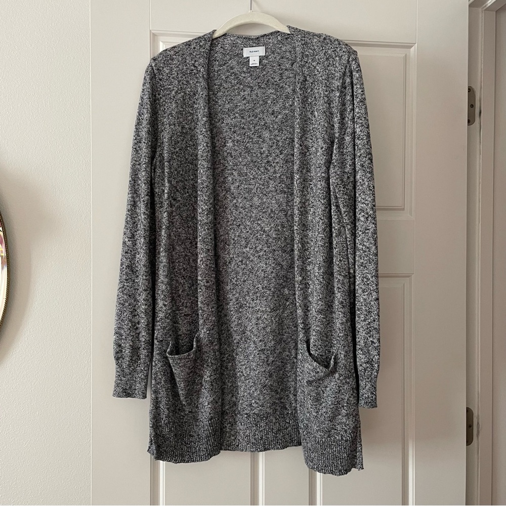 Old Navy Heather Gray Cardigan Sweater